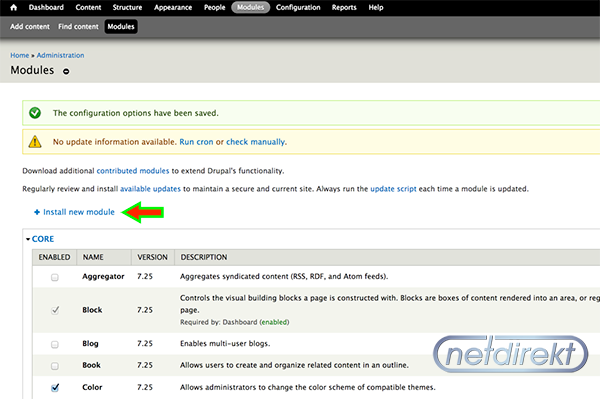 Drupal CMS Modul Kurulumu